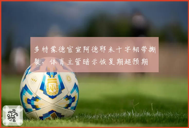 多特蒙德官宣阿德耶米十字韧带撕裂，体育主管暗示恢复期超预期