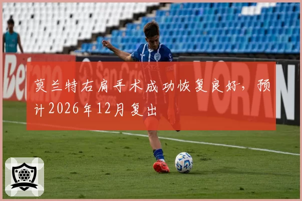 莫兰特右肩手术成功恢复良好，预计2026年12月复出